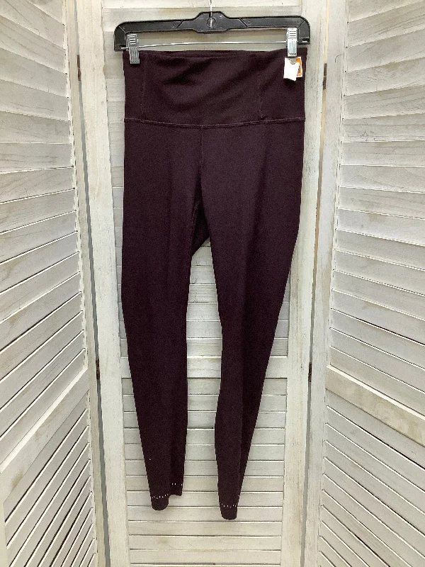 Athletic Leggings By Lululemon In Purple, Size: 8 Beach