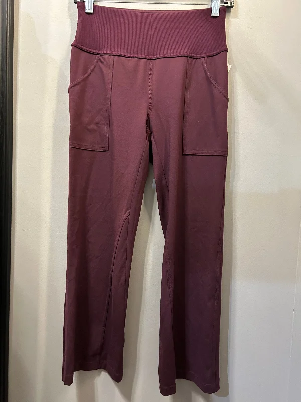 Athletic Leggings By Zella In Purple, Size: 6 Refined Men's European