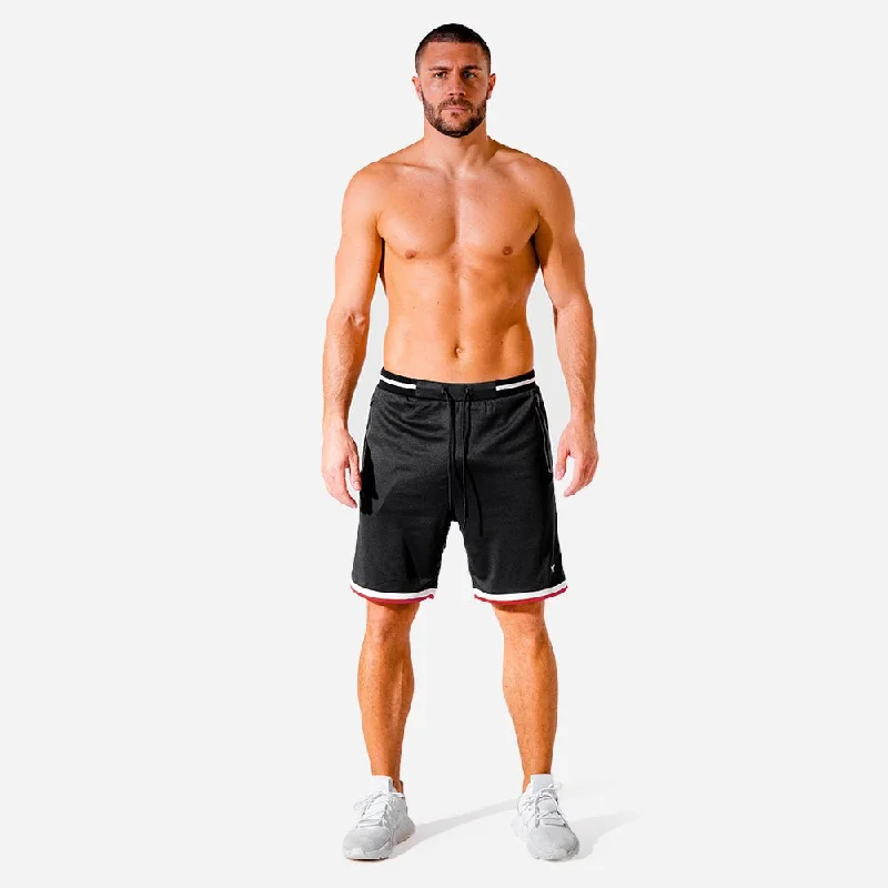 Hybrid Basketball Shorts - Black Monochromatic All