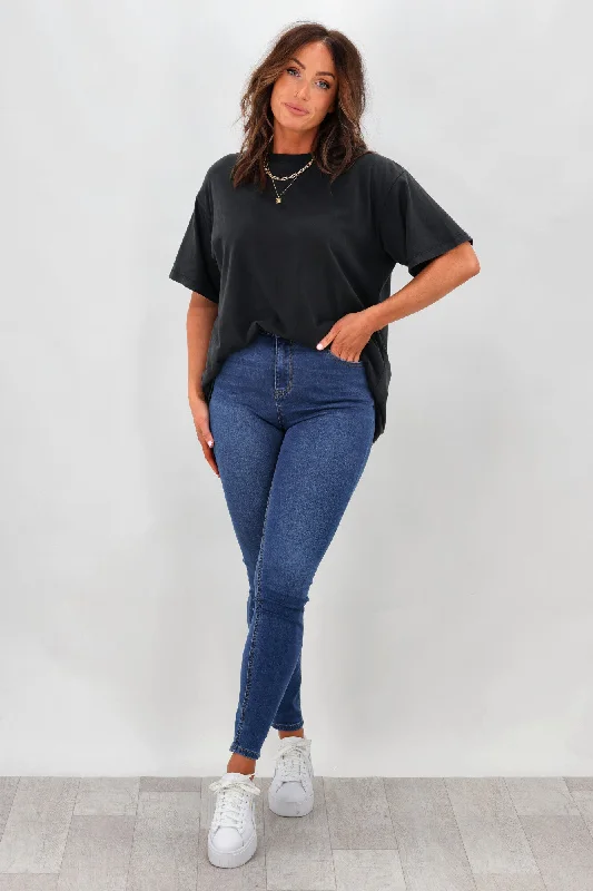 Wakee Reilly Skinny Leg Jean Indigo Business