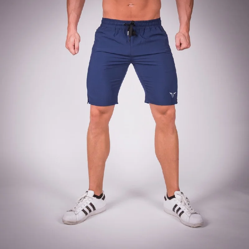 Essential Light-Mesh Shorts - Royal Blue Minimalist Men's Casual 