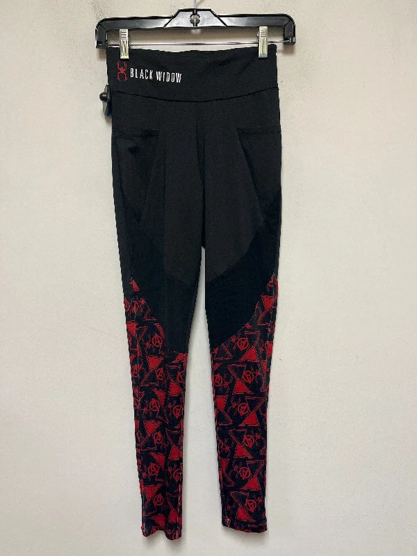 Pants Leggings By Walt Disney In Black & Red, Size: S Masculine Men's 