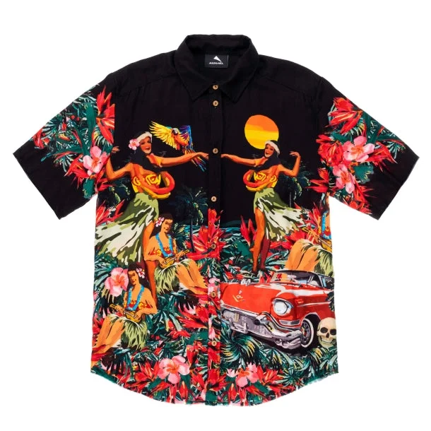 HAWAIIAN SHIRT - MKU108_HULA999 Hip Men's Retro