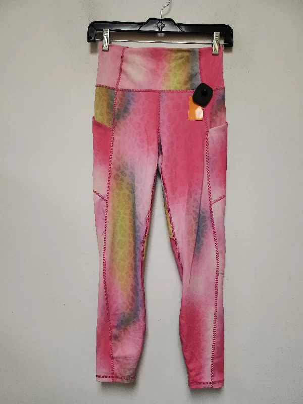 Athletic Leggings By Fabletics In Rainbow Print, Size: S Casual Men's Loose