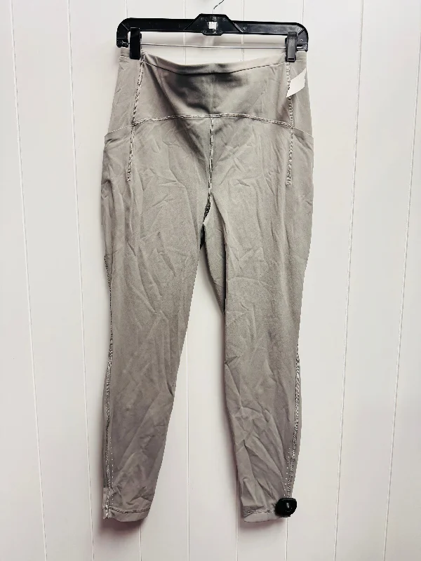 Athletic Leggings By Lululemon In Grey, Size: 12 Business