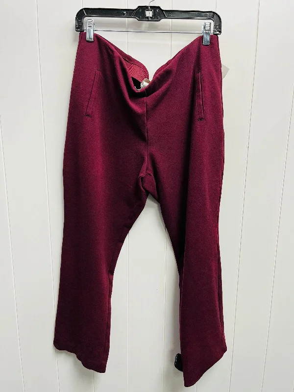 Pants Leggings By Chicos In Maroon, Size: Xlp Youthful Men's Anime