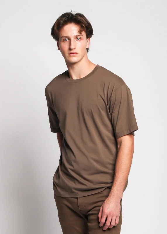 Dei Vinc Men’s T-Shirt Brown Tough Men's Military