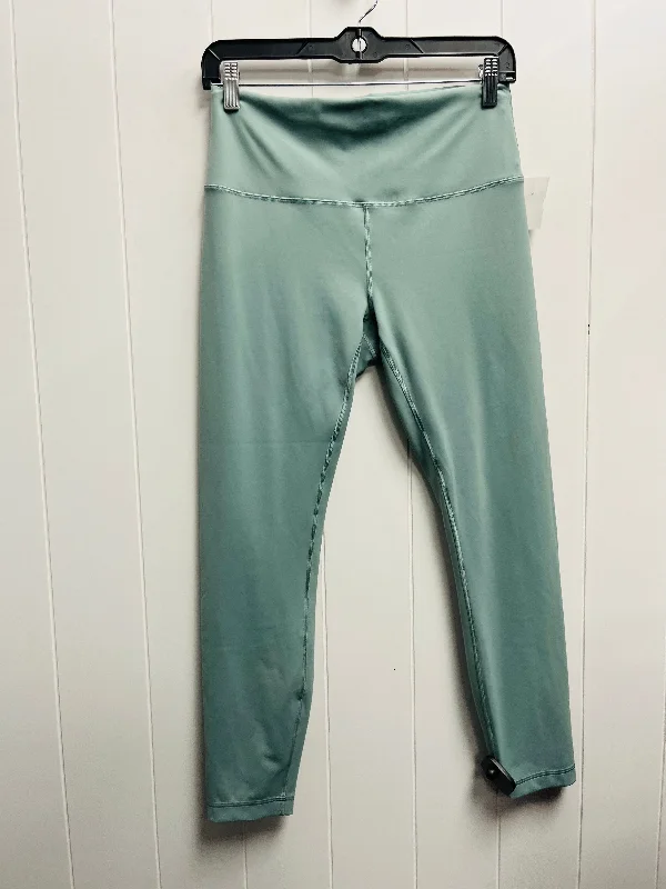 Athletic Leggings By Lululemon In Green, Size: 10 Elegant Men's Cashmere