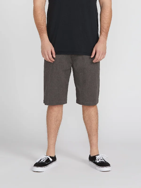 Vmonty Shorts - Charcoal Heather Cool Men's Distressed