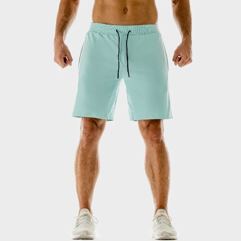 LAB360° Jogger Shorts - Pastel Turquoise Trendy Men's Bucket