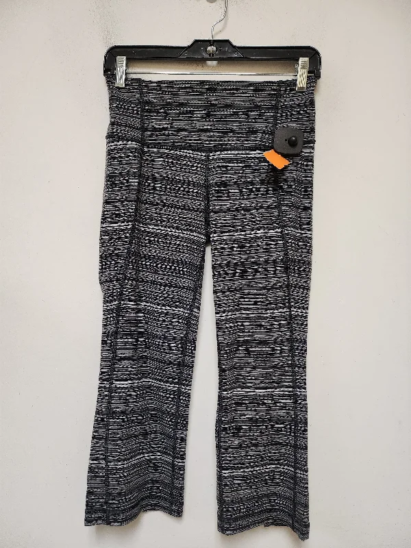 Athletic Leggings By Lululemon In Striped Pattern, Size: 6 Cool Men's Distressed