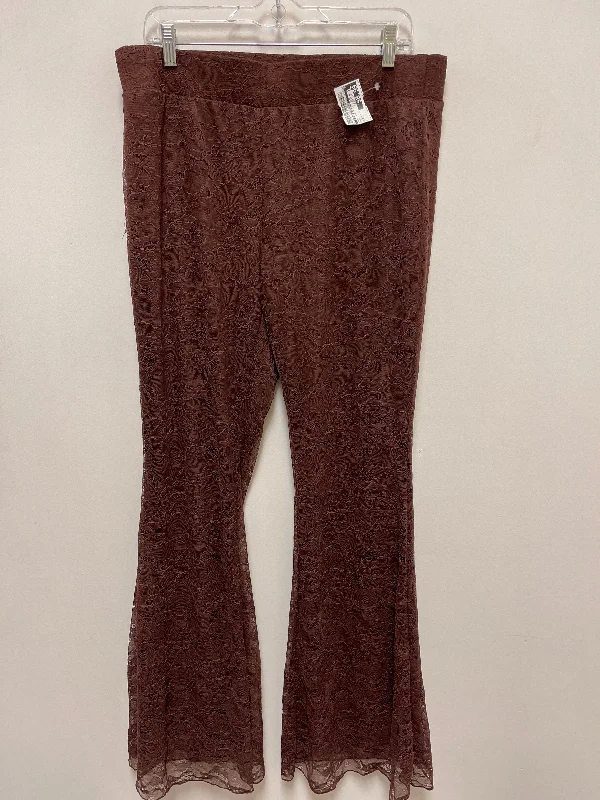 Pants Leggings By Clothes Mentor In Brown, Size: Xl Practical Men's Multi