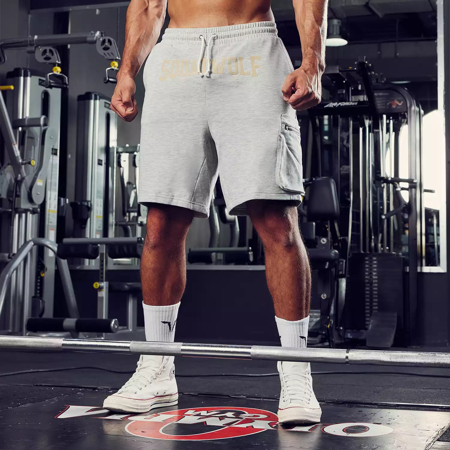 Golden Era New Gen Jogger Shorts - Light Grey Marl Cool Men's Skate