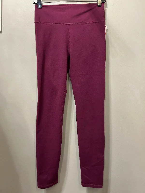 Athletic Leggings By Fabletics In Purple, Size: 8 Street