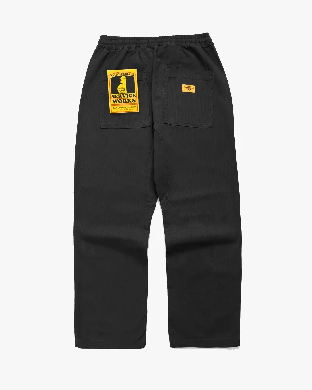 Service Works Classic Canvas Chef Pant - Black Stylish Men's Tropical 