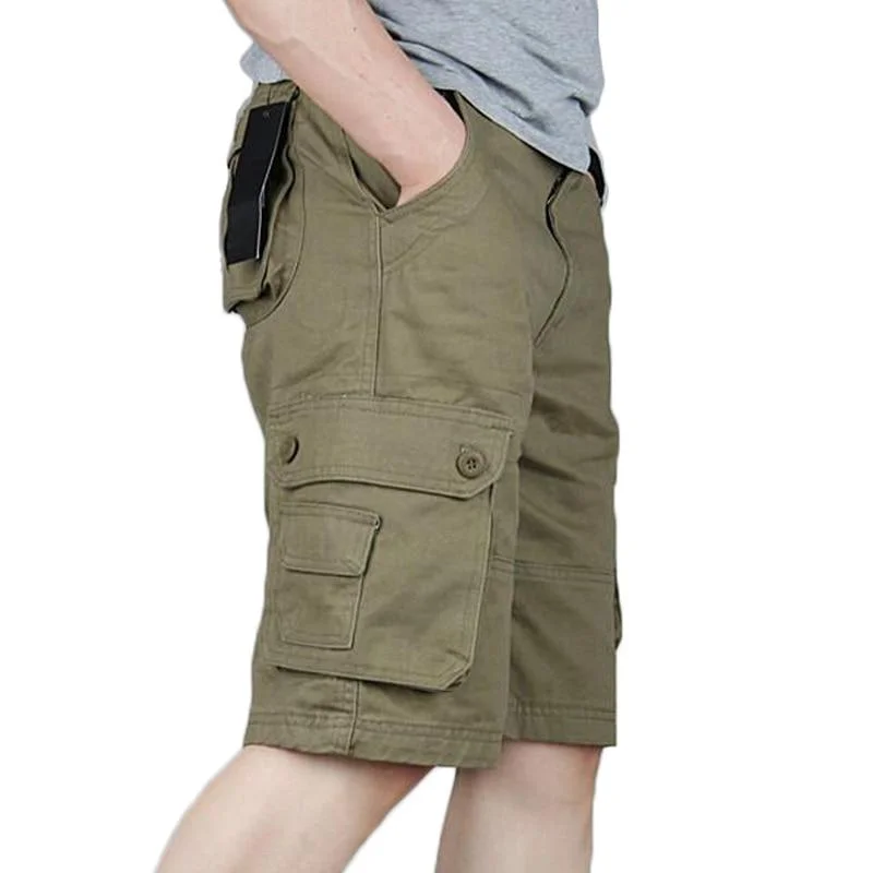 Men's Casual Summer Cargo Shorts Military Plus Size Sweatpants Joggers Unique Men's Upcycled