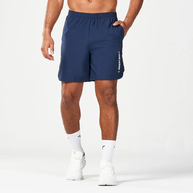 Warrior 7" Shorts 2.0 - Navy Edgy Men's Punk