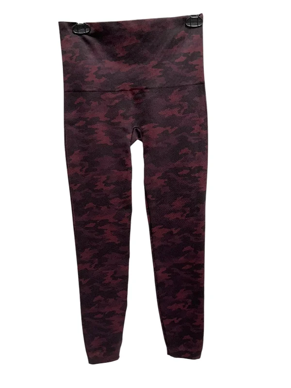 Athletic Leggings By Spanx In Camouflage Print, Size: Xl Modern Men's Geometric