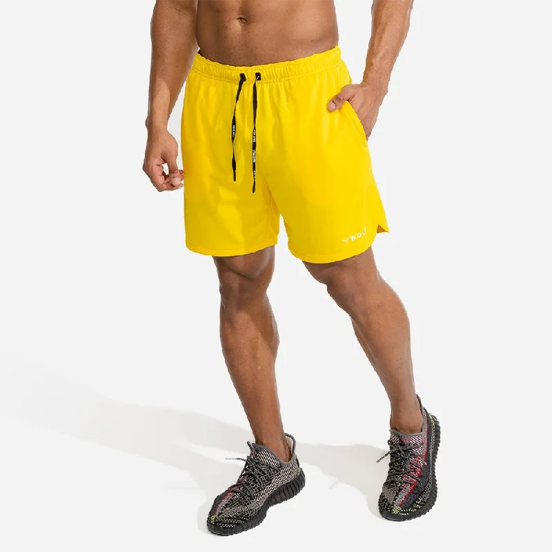 Evolve Gym Shorts - Yellow Casual Men's Short