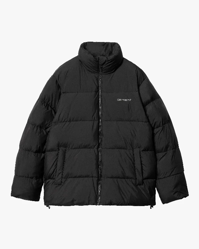 Carhartt WIP Springfield Jacket - Black / Misty Grey Refined Men's European