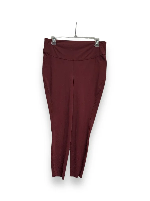 Athletic Leggings By Lululemon In Maroon, Size: 12 Earthy Men's Hemp