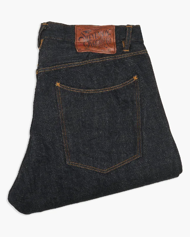 Stevenson Overall Co. Encinitas 150 Regular Straight 13oz Selvedge Mens Jeans - Indigo One Wash Sporty Men's Athleisure 