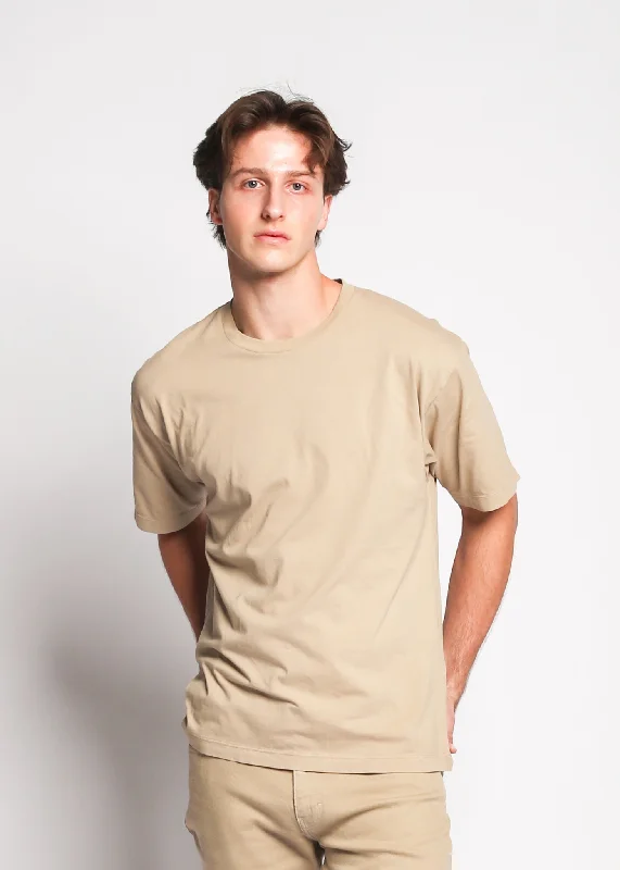 Dei Vinc Men’s T-Shirt Argile Beige Tailored