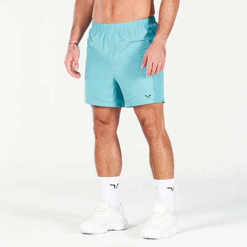 Statement Quick-dry Shorts - Delph Blue Lumberjack