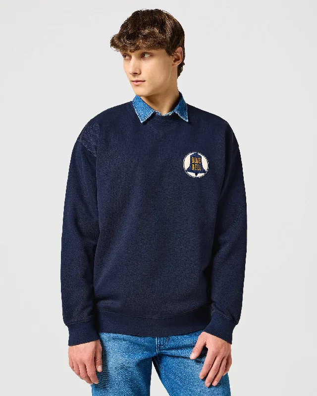 Wrangler Blue Bell Sweatshirt - Navy Artistic Men's Hand