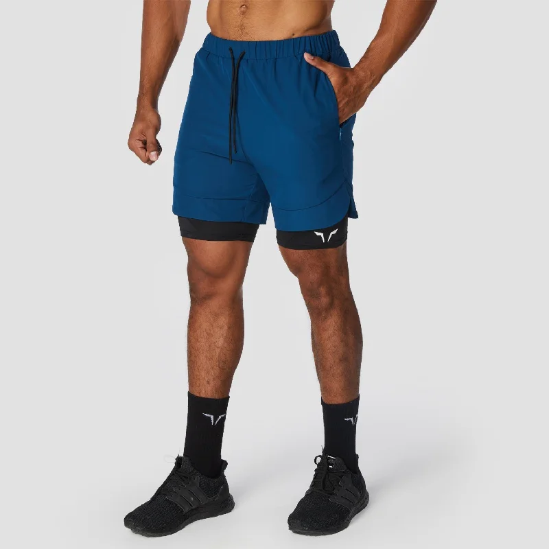 Limitless 2-in-1 Shorts - Royal Blue Organic