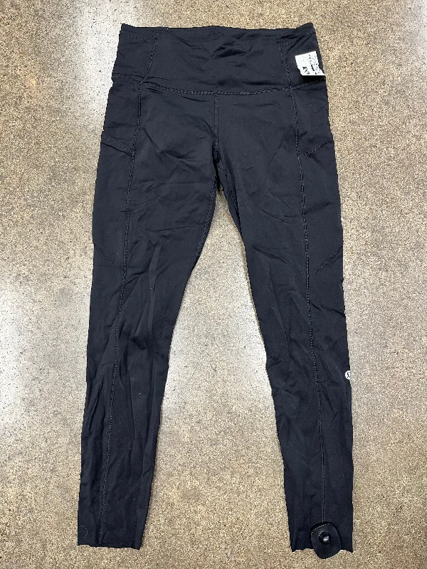 Athletic Leggings By Lululemon In Black, Size: 8 Dynamic Men's High