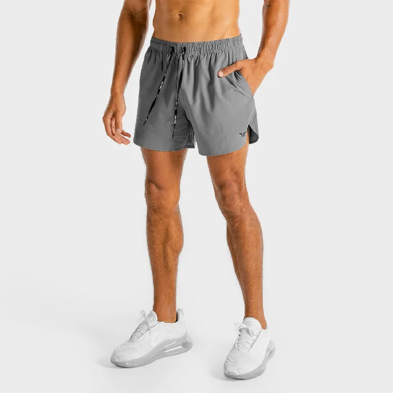 Core Shorts - Grey Youthful Men's Anime