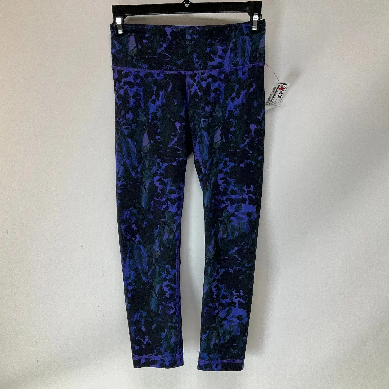 Athletic Leggings Capris By Lululemon In Blue, Size: 2 Dapper Men's 1920S