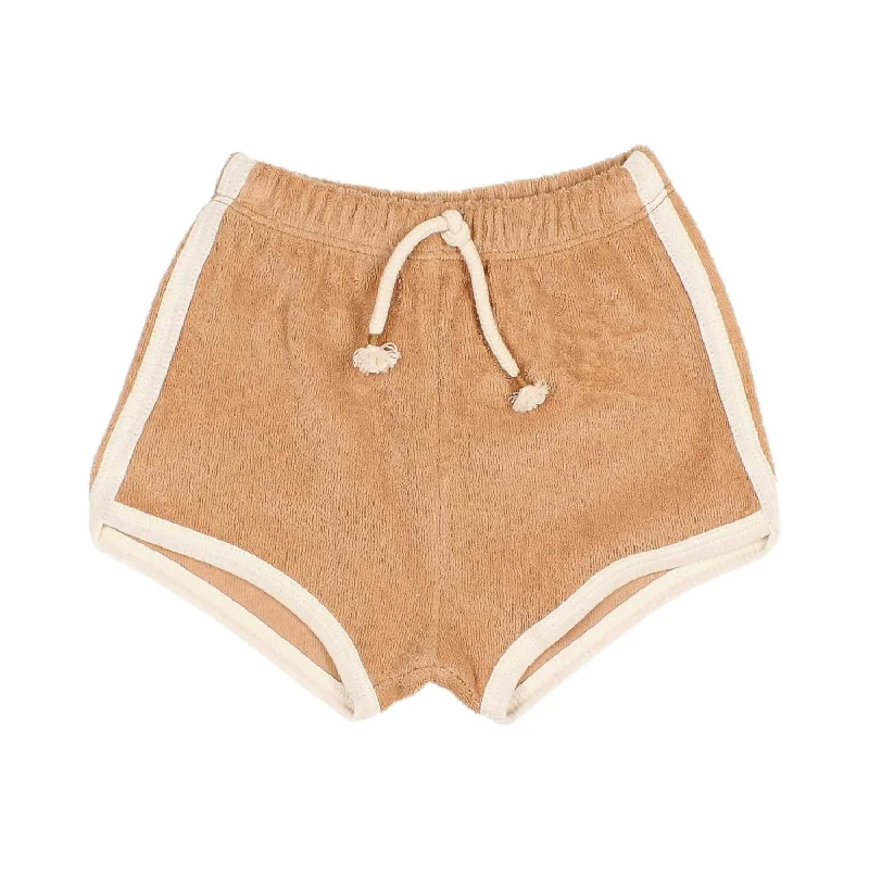 Baby Girl Terry Cloth Shorts In Caramel Casual Men's Japanese 