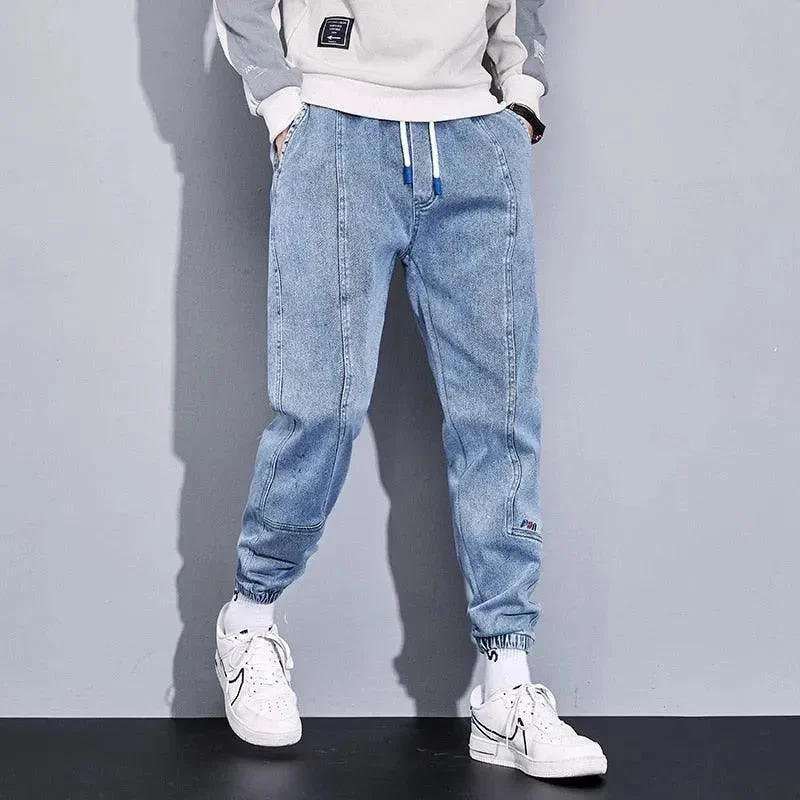 Loose Denim Jeans Pants For Men Luxurious Men's High