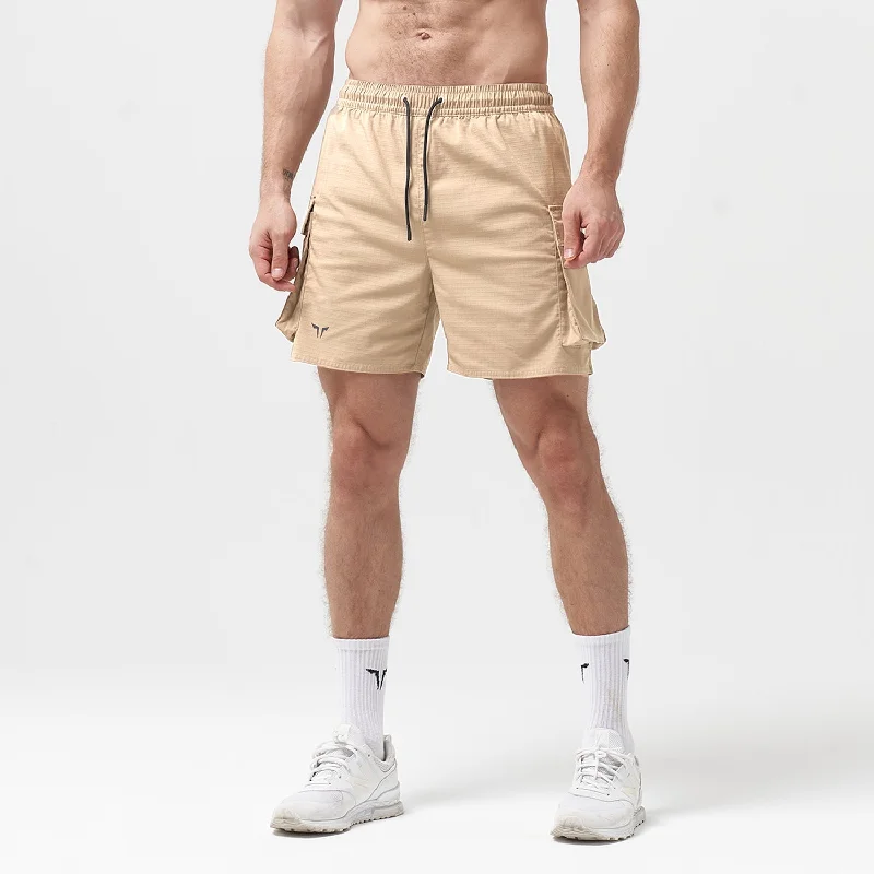 Code 2-in-1 Cargo Shorts - Cobblestone Stylish Men's Tropical 