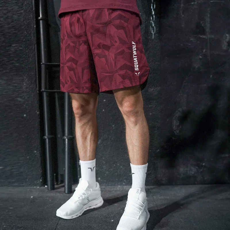 Warrior 7" Shorts 2.0 - Burgundy Dot Camo Tough Men's Military