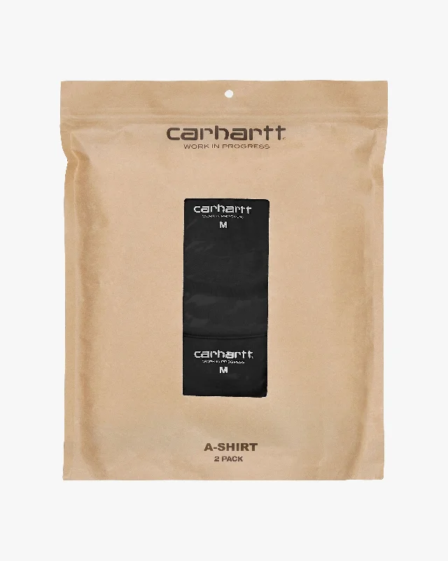 Carhartt WIP A-Shirt 2-Pack Tanktops - Black / Black Casual Men's Short