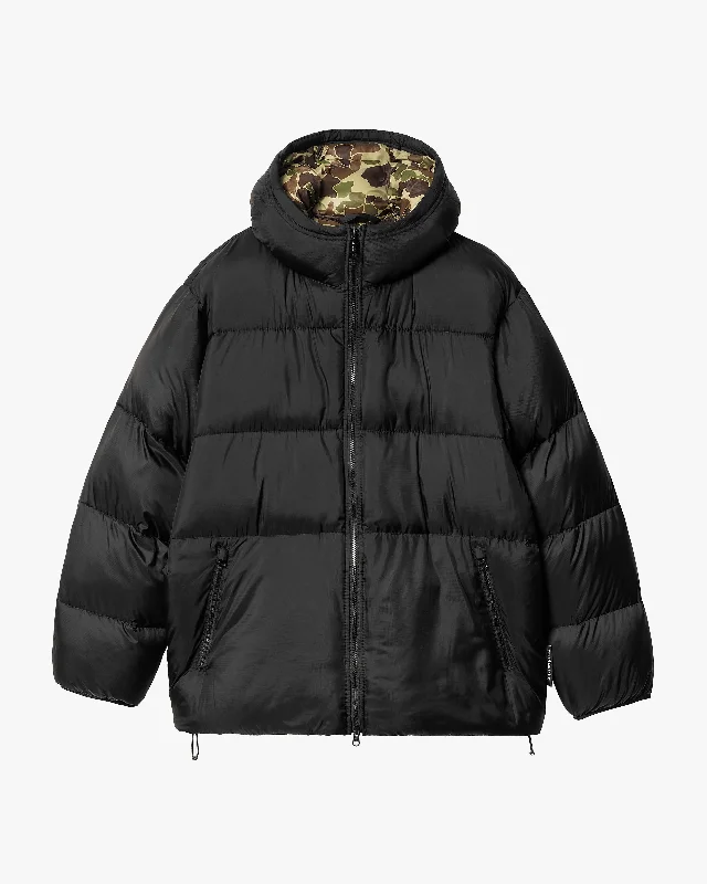 Carhartt WIP Toronto Jacket - Black / Camo Duck Green Adventure