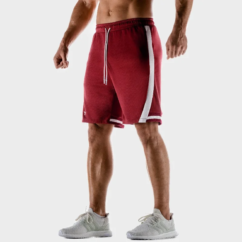 Hybrid Performance Shorts - Maroon Street