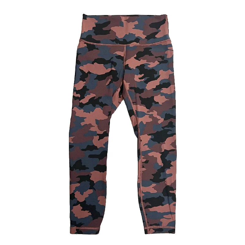 Athletic Leggings By Lululemon In Camouflage Print, Size: 8 Relaxed Men's Beach