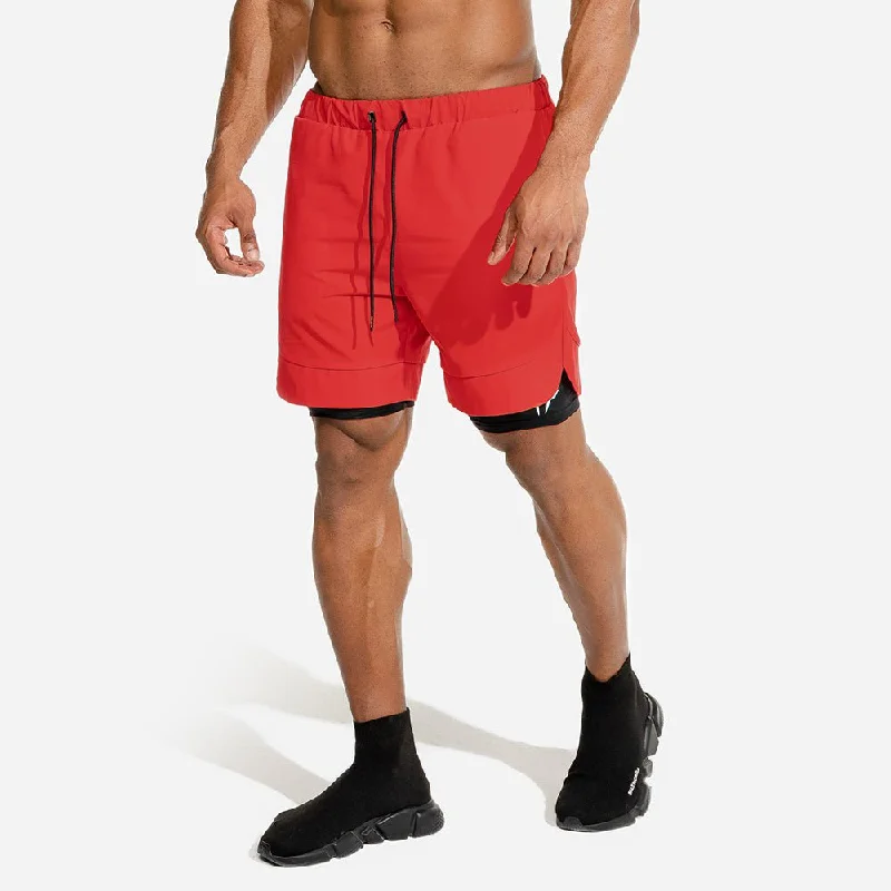 Limitless 2-in-1 Shorts - Orange British Gentleman Style