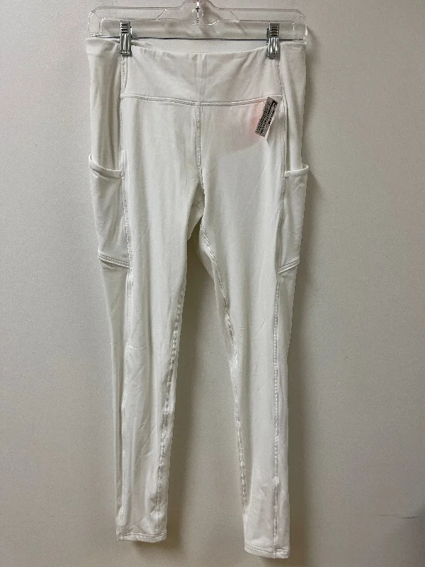 Athletic Leggings By Clothes Mentor In White, Size: M Adventure