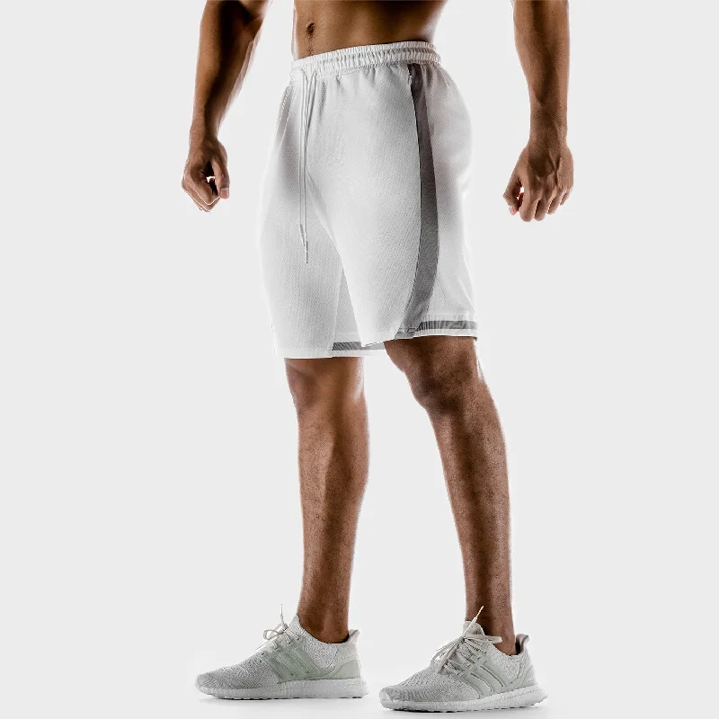 Hybrid Performance Shorts - White British Gentleman Style