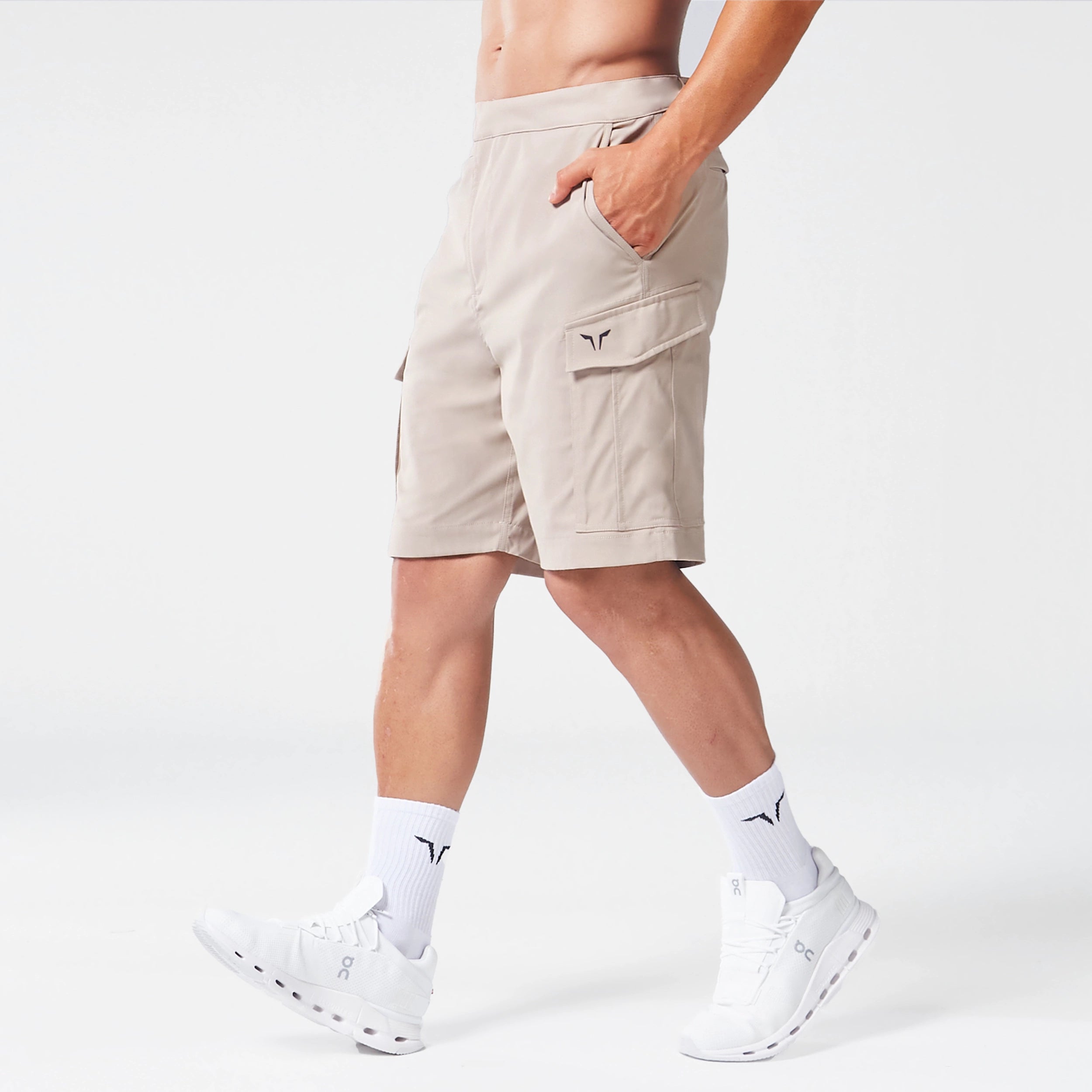 Code Utility Cargo Shorts - Cobblestone Refined Men's Classic 