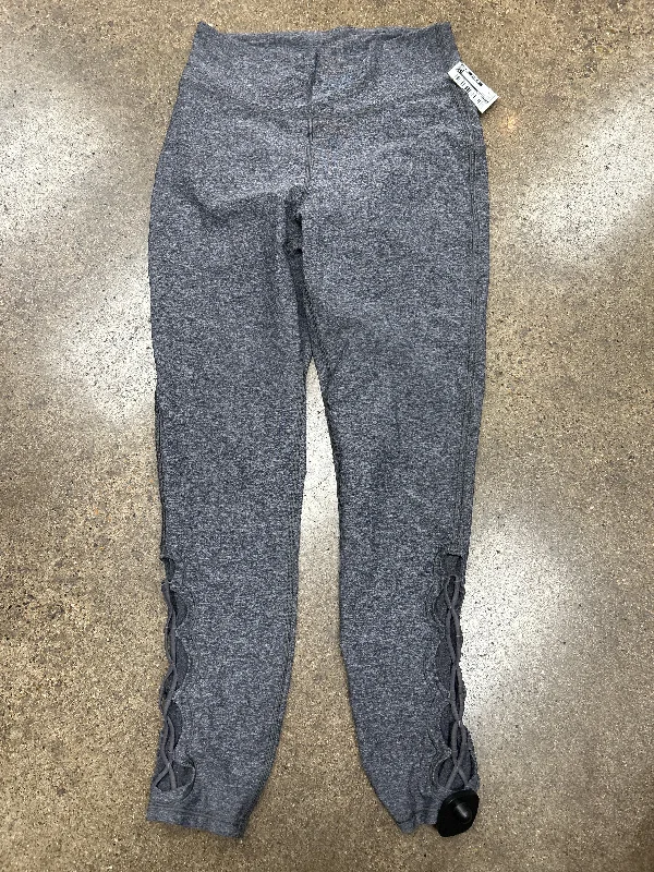 Athletic Leggings By Lululemon In Grey, Size: 8 Artistic Men's Hand