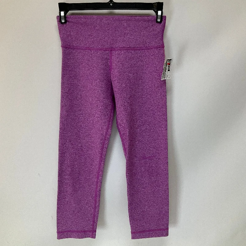 Athletic Leggings Capris By Lululemon In Purple, Size: 2 Cclassic Men's Tweed