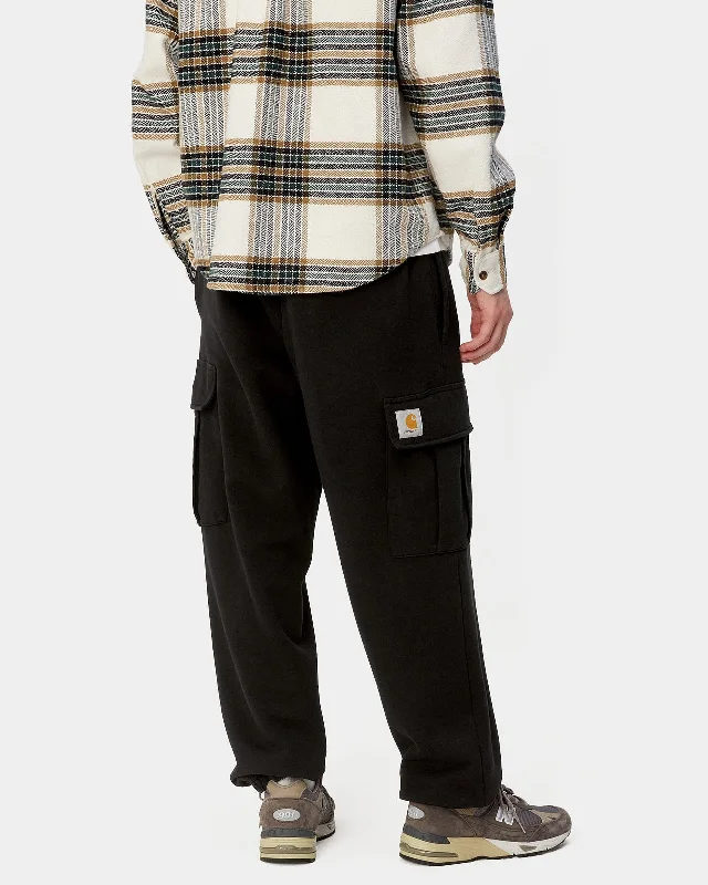 Carhartt WIP Cargo Sweat Pant - Black Modern Men's 