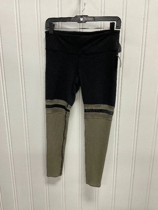 Athletic Leggings Capris By Alo In Black & Green, Size: S Sophisticated Men's 