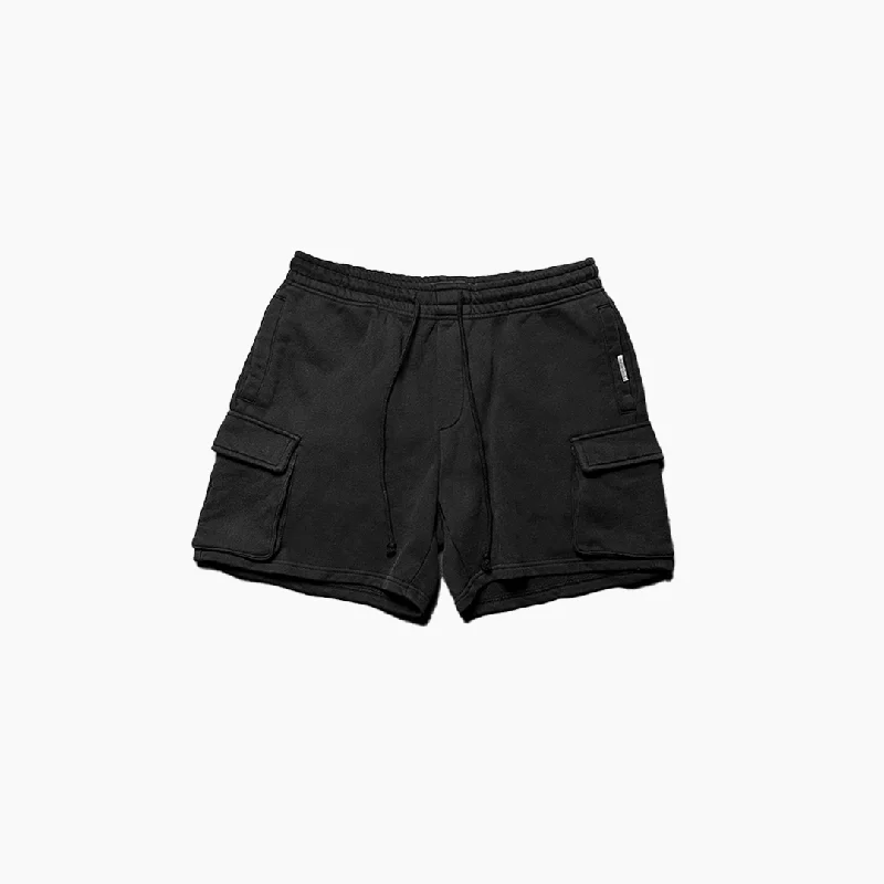 STAPLE CARGO SWEAT SHORT - VINTAGE BLACK Hip Men's Retro